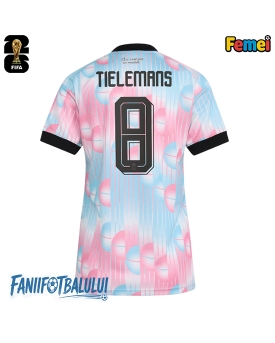 Belgia Youri Tielemans #8 Echipament de Fotbal Replică Mondial 2026 Femei Deplasare Belgia Youri Tielemans #8 Echipament de Fotbal Replică Mondial 2026 Femei Deplasare